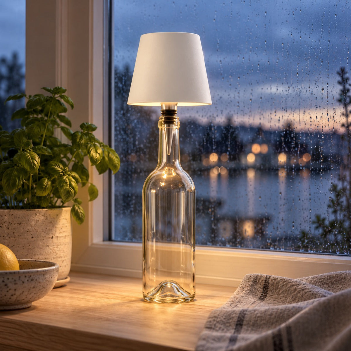Flasklampan – sladdlös lampa för flaskor