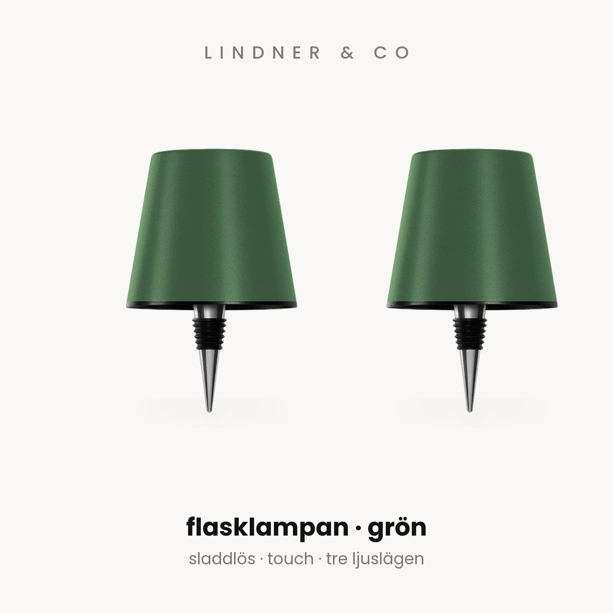Flasklampan – sladdlös lampa för flaskor
