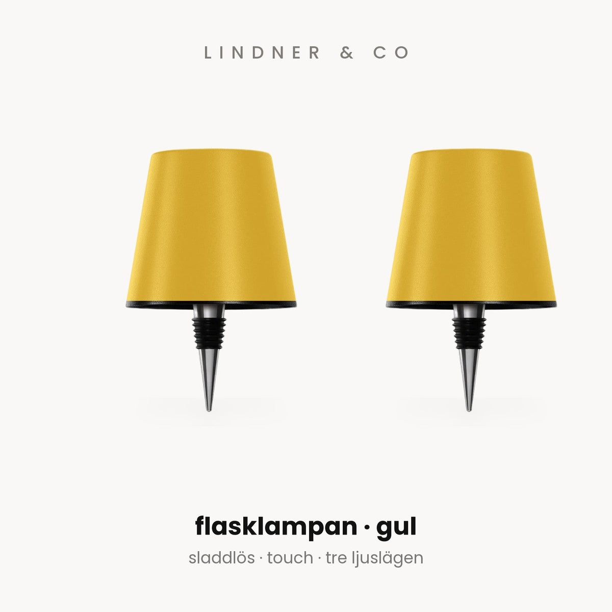 Flasklampan – sladdlös lampa för flaskor