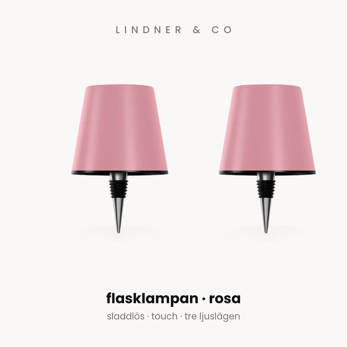 Flasklampan – sladdlös lampa för flaskor