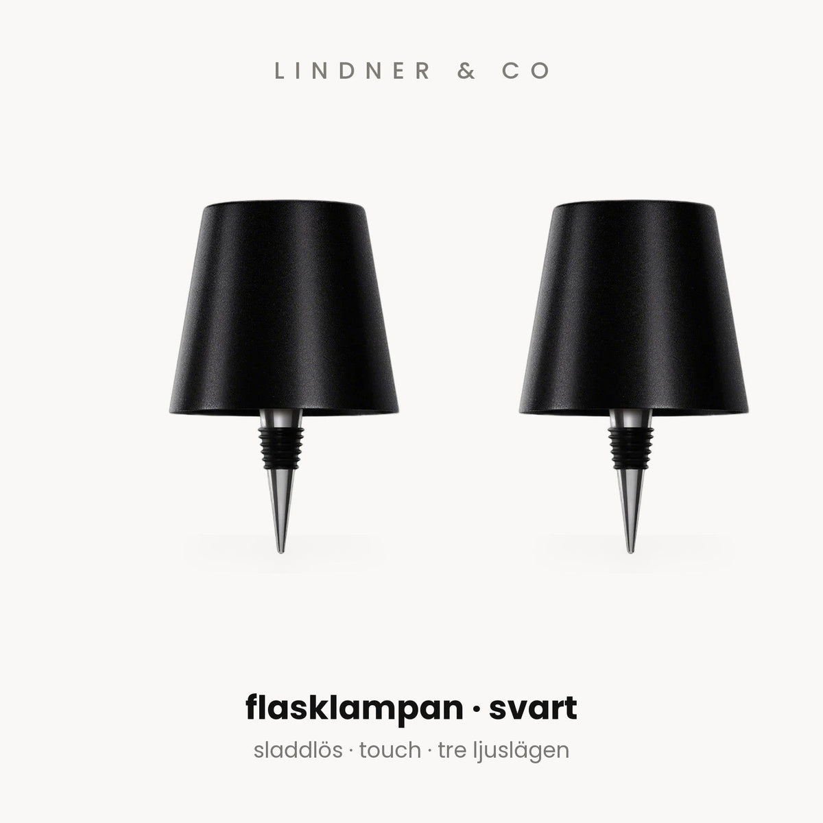 Flasklampan – sladdlös lampa för flaskor