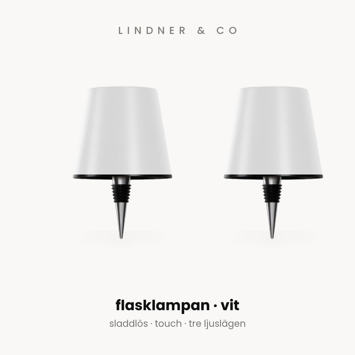 Flasklampan – sladdlös lampa för flaskor